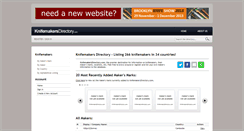 Desktop Screenshot of knifemakersdirectory.com